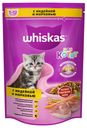 Сухой корм Whiskas Вкусные подушечки с молочной начинкой Аппетитное ассорти с индейкой и морковью для котят от 2 до 12 месяцев 350 г