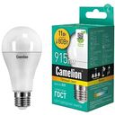 Лампа светодиодная Camelion Е27 тёплый свет, груша, 11Вт
