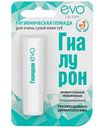 Помада для очень сухой кожи губ гигиеническая Evo Гиалурон Моментальное увлажнение, 2,8г