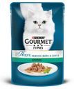 Корм для кошек Gourmet Перл влажный Нежное филе со вкусом кролика в соусе, 85 г