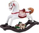 Фигура новогодняя Лошадка-качалка, 16см