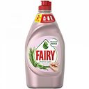 Средство для мытья посуды Нежные руки Fairy аромат Розового Жасмина и Алоэ Вера, 450 мл