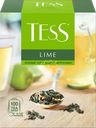 Чай зеленый TESS Lime с цедрой цитрусовых и ароматом лайма, 100пак