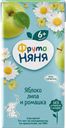 Напиток ФРУТОНЯНЯ, яблочный с экстрактами ромашки и липы, 200мл