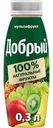 Нектар Добрый Мультифрукт, обогащенный провитамином А, 0,3л