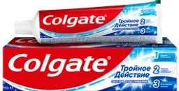 Зубная паста COLGATE Тройное действие Экстра отбеливание для восстановления естественной белизны зубов с первого применения