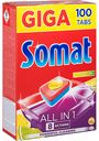 Таблетки для посудомоечных машин Somat All in 1 Lemon & Lime, 100 таблеток