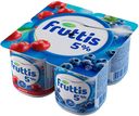 Продукт йогуртный Fruttis пастеризованный Сливочное лакомство Вишня-Черника 5% , 115 г
