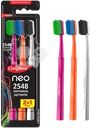 Зубная щетка COLGATE Neo 2548 кончиков щетинок, средней жесткости, 2+1, 3шт