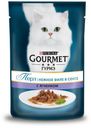 Корм для кошек Gourmet Perle Нежное филе с ягненком в соусе, 85 г