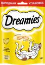 Лакомство для кошек DREAMIES Подушечки с сыром, 140г