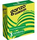 Презервативы ультратонкие Ganzo Ultra Thin, 3 шт.