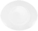 Тарелка обеденная HOMECLUB Oval White, 27х23см, опаловое стекло Арт. OVW270