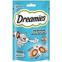 Лакомство для кошек Dreamies нежный лосось с 2 месяцев, 60г