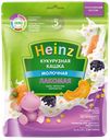 Каша кукурузная HEINZ Лакомая, молочная с тыквой, морковью и черносливом, с 5 месяцев, 170г