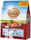 Корм NATURES TABLE лосось, сухой для взрослых кошек 1,1кг