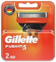 Кассеты для бритья Gillette Fusion 5 сменные 2шт.