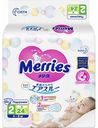 Подгузники Merries S (4-8 кг), 24 шт.