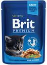 Корм для котят Brit кусочки с курочкой, 100 г