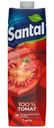 Сок Santal томатный с мякотью восстановленный с солью, 1л