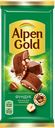 Шоколад молочный ALPEN GOLD, с фундуком, 85г