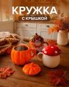 Кружка с крышкой, в ассортименте