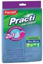 Салфетка для кухни Paclan Practi Microfiber 2в1 из микрофибры 30 x 30 см, 1 шт