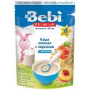 BEBI Premium Каша молочная овсяная с персиком с 6мес, 200г