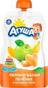 Фруктовое пюре «Агуша» Яблоко-банан-печенье, 90 г