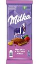 Шоколад молочный Milka миндальная начинка и начинка Лесные Ягоды, 80г