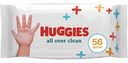 Влажные салфетки детские Huggies All over clean, 56шт.