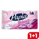 Бумага туалетная PAPIA® Делюкс Арома дольче 4-слойная, 8 рулонов 