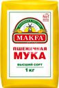Мука пшеничная MAKFA хлебопекарная высший сорт, 1кг