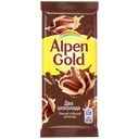 Шоколад ALPEN GOLD, Темный и белый, 90г