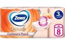 Туалетная бумага Zewa Deluxe Персик 3 слоя 8 рулонов