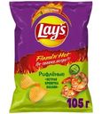 Чипсы Lay's Острая креветка васаби рифленые 105г