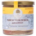Мясо цыпленка томленое Добринское Фермерское Хозяйство натуральное в желе, 300г