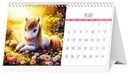 Календарь-домик настольный Арт и Дизайн Маленькие лошадки, 21×12,2см