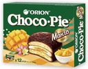 Пирожное Orion Choco Pie Манго бисквитное, 360г