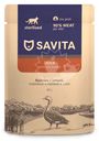 Корм Savita с уткой и овощами в желе для стерилизованных кошек, 85г