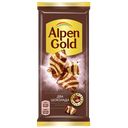 Шоколад ALPEN GOLD, Темный и белый, 85г