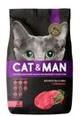 Корм для кошек Cat&Man с говядиной 350г