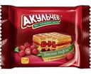 Вафли венские Акульчев Земляника, 50 г