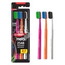 Зубная щетка COLGATE Neo 2548 кончиков щетинок, средней жесткости, 2+1, 3шт