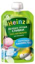 Пюре HEINZ из яблок и груш со сливками с сахаром 90г