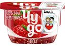 Десерт творожный двухслойный Чудо клубника-земляника 4%, 100г