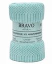 Полотенце махровое Bravo микрофибра цвет: мятный, 60×130 см
