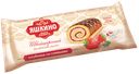 Рулет «Яшкино» бисквитный клубника со сливками, 200 г
