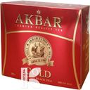 Чай АКБАР GOLD черный байховый пакетированный 100х2г