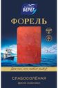 Форель БАЛТИЙСКИЙ БЕРЕГ филе ломтики слабосоленая, 100г
